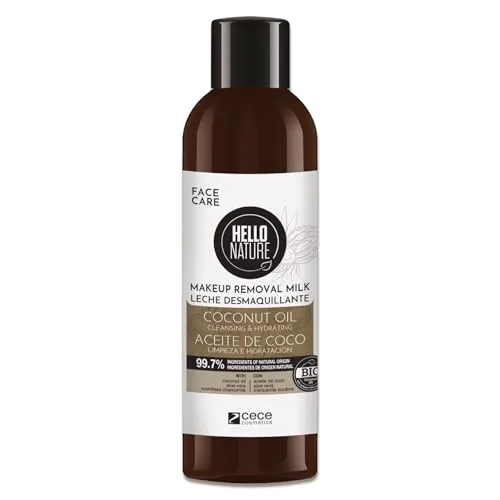 P-Beauty Naturkosmetik Gesichts Reinigungsmilch - Sanfter Make-up Entferner mit Bio Kokosöl, vegan - Augenfreundlicher Reiniger - Cleansing Milk für sensible Haut - Gesichtsreinigung & Gesichtspflege