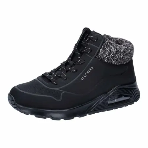 Skechers Winter Boots, Schwarz, 30 EU - Stiefel für Jungen, aus hochwertigem synthetischen Leder für optimalen Komfort und Schutz bei kaltem Wetter.