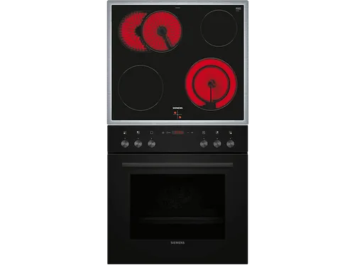 SIEMENS EQ412TAAB Herd: iQ100; Kochfeld: iQ300, Einbauherdset (Elektro, A, 66 l)