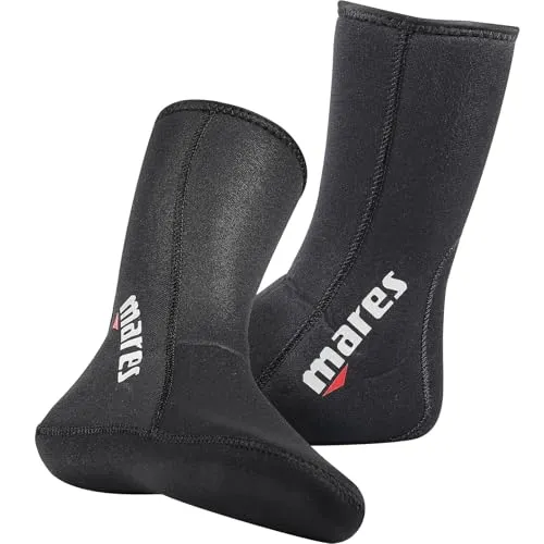 Mares Neoprensocken Classic Socks 3 - Gr: 2XS - Neoprenanzüge: 3mm dick, anatomisch vorgeformt für optimalen Tragekomfort und Wärmeisolierung, ideal für Wassersportler.