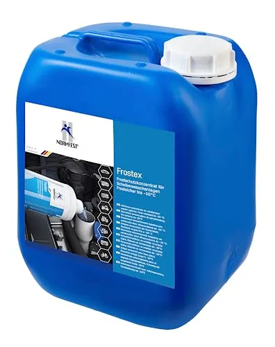 Normfest Frostex – Hochwirksames Frostschutz-Konzentrat für Scheibenwaschanlagen bis –50 °C, streifenfreie Reinigung, lackverträglich, biologisch abbaubar, 1×5 L