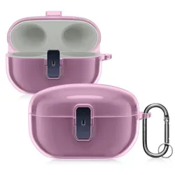 kwmobile Hülle kompatibel mit Sony WF-1000XM5 - Hardcover Schutzhülle Etui Case Cover Kopfhörer - Violett matt - Violett