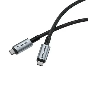 verbatim Sync & Charge Ladekabel schwarz, Kabellänge: 1,2 m, 240 W