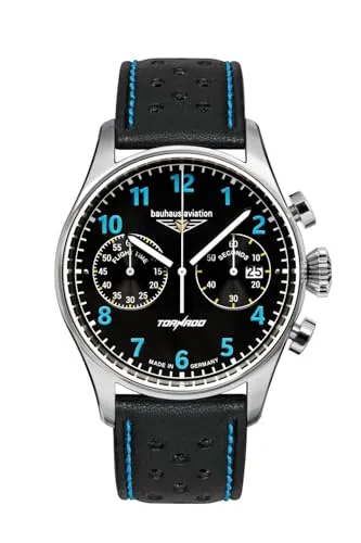 Bauhaus Chronograph Tornado 2770-3 - Hochwertige Herrenuhr, Made in Germany, mit Leuchtzeigern und wasserdicht bis 10 bar – ideal für sportliche und stilvolle Anlässe.