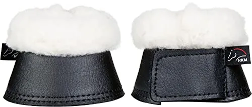 HKM Comfort Gamaschen & Hufglocken 9100 schwarz Mini Shetty in schwarz von HKM