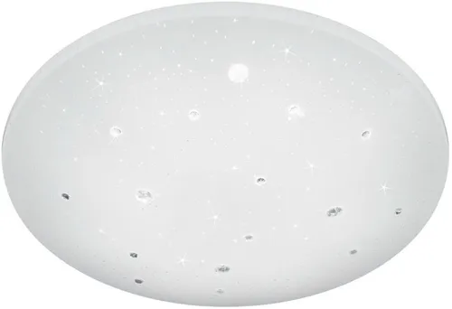 Reality Leuchten LED Deckenleuchte Achat - Moderne Deckenleuchte mit Starlight-Effekt, 50 cm Durchmesser, spritzwassergeschützt und ideal für stilvolle Wohnräume.