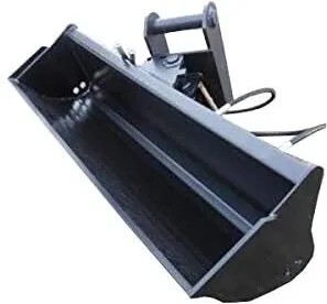 Baggerschaufel Minibagger Radlader Schaufel 80cm / Aufnahme: MS03 Hydraulisch schwenkbar
