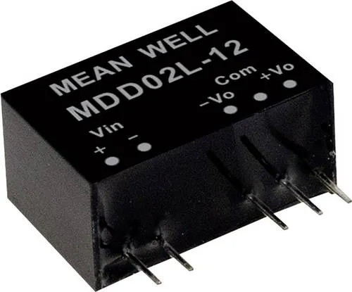 MEAN WELL MDD02N-05 DC/DC-Wandlermodul 200mA 2W Anzahl Ausgänge: 2 x Inhalt 1St.