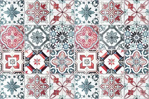 Cuadros Lifestyle Küchen Spritzschutz Fliesen - Portugal Style 60x40 cm - Küchenrückwand aus hitzebeständigem AluDiBond, idealer Schutz gegen Fettspritzer, modern und leicht zu reinigen. Made in Germany für höchste Qualität.