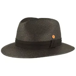 Mayser Strohhut hochwertiger Cuenca Traveller-Panamahut Gero schwarz 56