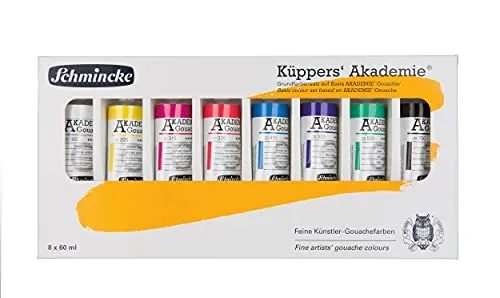 Schmincke Küppers Gouache Kartonset 8 x 60 ml