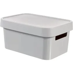 Curver Luxembourg S.a.r.l CURVER INFINITY Aufbewahrungsbox, 4,5 Liter, Universalbox in tollen Farben , Farbe: light grey 04746-099-00