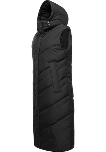 Ragwear Steppweste Suminka Vest - Funktionsjacke für Damen, wasserdicht und atmungsaktiv mit 11000 mm Wassersäule, ideal für kalte Wintertage und modisch im Design.