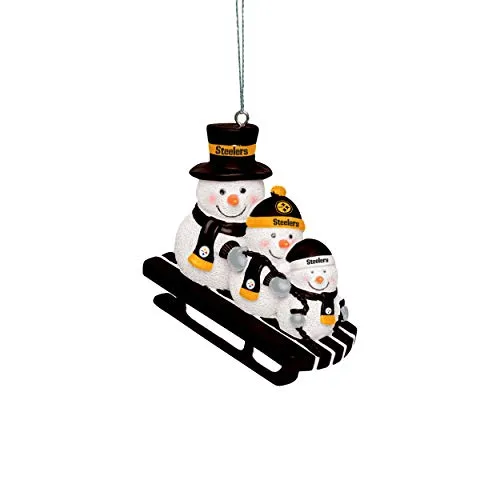 Forever Collectibles UK Pittsburgh Steelers Schneemann-Ornament
