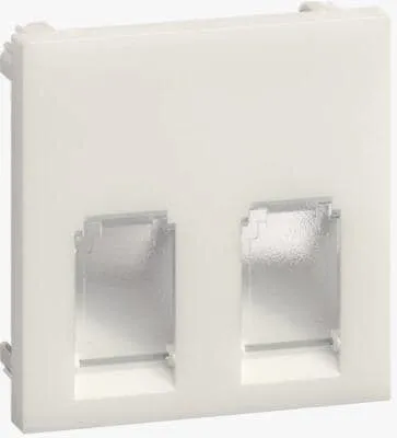 Hager GZDM29016 Zentralscheibe 2fach, verkehrsweiß