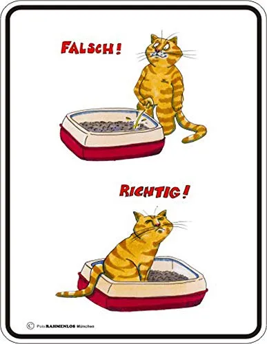 Produktbild falsch richtig pinkeln