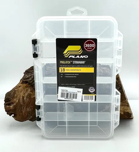 Plano 3600 Prolatch 18 Compartment Stowaway 2361800 Tackle Box Made in USA