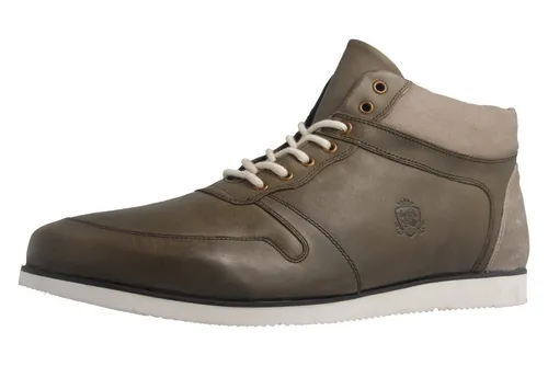 Manz 123108-02-823 Schnürboots grün - Stylische Schnürboots in Oliv, Größe 46, aus hochwertigem Leder. Ideal für den Alltag, bieten sie Komfort und eine bequeme Weite (G) für einen perfekten Sitz.