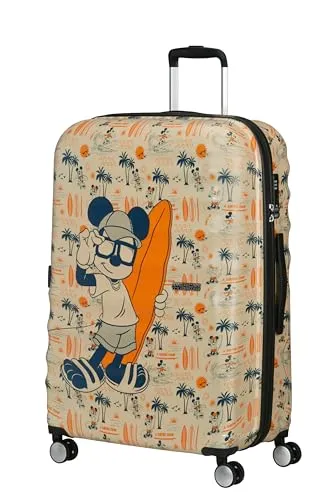 American Tourister Wavebreaker Disney 4-Rollen Trolley 67cm in beige von American Tourister