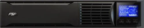 FSP USV Champ 3kVA Rack Online - Zuverlässiger Schutz für Ihre Systeme - Online USV mit 3000 VA / 2700 W, echte Doppelwandler-Technologie und mikroprozessorgestützter Steuerung für maximale Zuverlässigkeit.