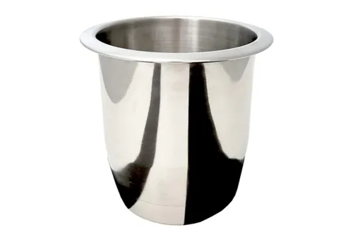 COOTAB Edelstahl Weinkühler 4,5 Liter - Eleganter COOTAB Edelstahl Weinkühler mit 4,5 Litern Fassungsvermögen für stilvolle Präsentation von Wein und Champagner. Ideal für Feiern und gesellige Abende, spülmaschinenfest und langlebig.
