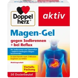 Doppelherz Magen-gel gegen Sodbrennen und Reflux - Arzneimittel zur schnellen Linderung von Sodbrennen und Refluxbeschwerden, schützt die Speiseröhre mit einer physikalischen Barriere und wirkt bereits innerhalb von 3 Minuten.