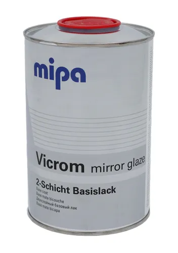 MIPA Vicrom Mirror Glaze Basislack Chromelack für Felgen - Hochwertiger 1L Autolack in beeindruckendem Mirror Glaze Finish, ideal für die individuelle Gestaltung von Felgen und anderen Oberflächen.