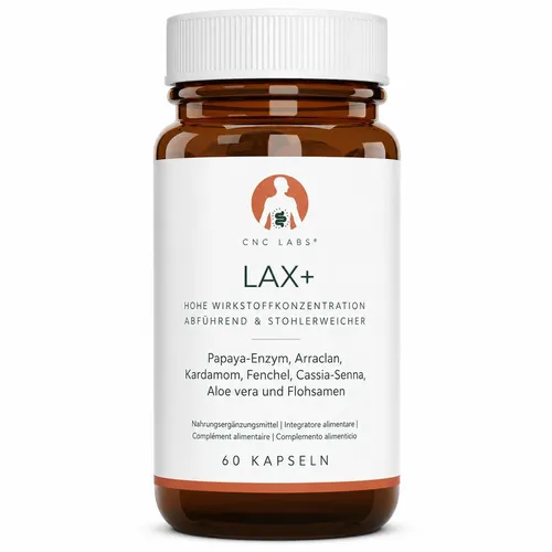 LAX+ Abführmittel schnell wirkend, 100% natürlich mit Aloe Vera