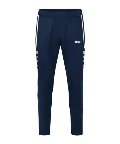 JAKO Herren Sporthose Trainingshose Allround - Hosen aus 100 % recyceltem Polyester, strapazierfähig und ideal für das Training im Freien. Mit elastischem Bund und praktischen Reißverschlusstaschen.
