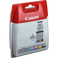 Canon Tinten 0386C008 CLI-571 BK C M Y