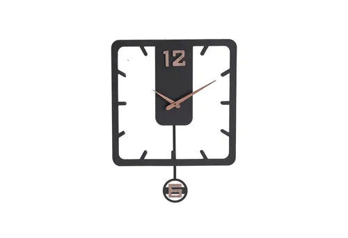 K&L Wall Art Pendeluhr MDF Holz Wanduhr leise - Stilvolle 40 cm Pendeluhr aus Holz für moderne Wohnräume. Die lautlose Quarzuhr bietet klare Lesbarkeit und ist ideal für Büro und Schlafzimmer. Inklusive batteriebetriebenem Uhrwerk, perfekt für entspannte Atmosphäre.