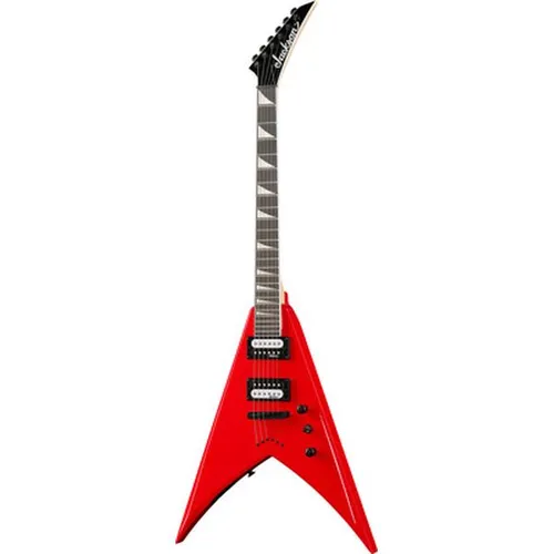 Jackson JS32 T King V FR AH - Die Jackson JS32 T King V FR AH in Ferrari Red bietet beeindruckenden Metal-Sound mit zwei leistungsstarken Humbuckern. Der komfortable Korpus und das Speed Neck-Design garantieren eine spielerfreundliche Handhabung.