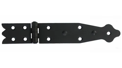 Kistenband 200 mm (60x140mm) Kistenscharniere Truhenband Tischband Schwarz P.