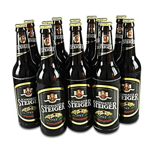  Dresdner Schwarzer Steiger (Schwarzbier / 12 Flaschen à 0,5 l / 5,0 % 4,02€/1l