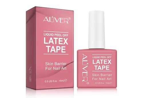 ALIVER Nagellack Nagelhautschutz Nail Art Design Maniküre Skin Cover Latex Tape Aliver, 1-tlg.