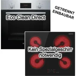 BOSCH Herdset Einbau Backofen 3D Heißluft + DAEWOO Glaskeramik Kochfeld - Vielseitiges Herdset mit BOSCH Einbau-Backofen und DAEWOO Glaskeramikkochfeld. Genießen Sie eine gleichmäßige Hitzeverteilung und eine elegante, rahmenlose Optik für moderne Küchen. Ideal für komfortables Kochen und Backen.