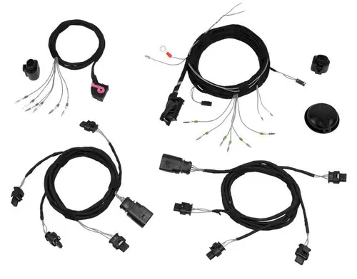 Original Kufatec Kabelbaum Kabel Einparkhilfe APS+ VORNE + HINTEN für Audi A3 8V