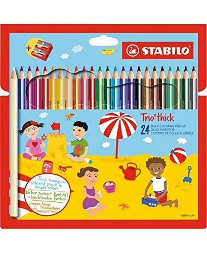 Stabilo 040024.02 Trio Maxi Buntstift 24 Stück