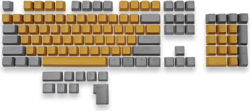 MOUNTAIN Wulfenite B Backlit Keycap Set - Rot - Zubehör für Eingabegeräte: 113 strapazierfähige PBT-Tastenkappen in mineralischem Design, kompatibel mit RGB-Hintergrundbeleuchtung und Cherry MX, ideal für individuelle Gaming-Setups.
