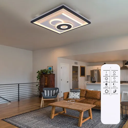 LED Deckenlampe 52W dimmbar mit Fernbedienung