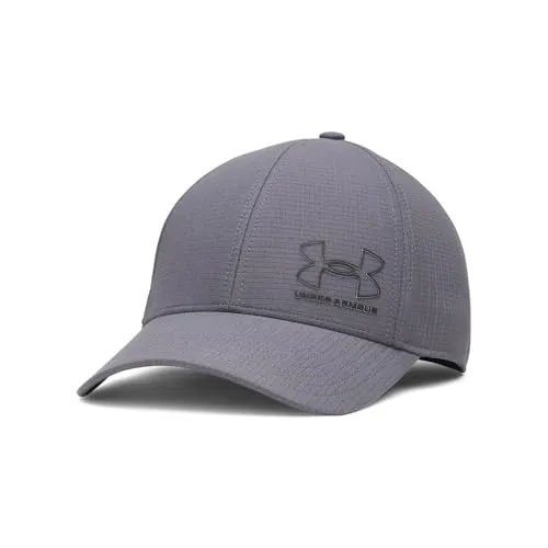 Under Armour® Baseball Cap Iso-chill Armourvent grau L/XL - Stylische Herren Kappe aus 100% Polyester, ideal für sportliche Aktivitäten. Atmungsaktiv und komfortabel, perfekt für den täglichen Einsatz.