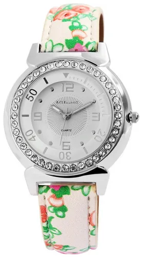 Excellanc Quarzuhr EX0347, Damenuhr Lederimitat