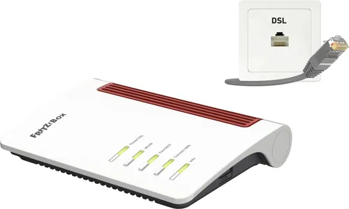 FRITZ!Box 7530 AX - Dual-Band Wi-Fi 6 Router mit 1800 Mbit/s, ideal für schnelles und stabiles Internet im ganzen Zuhause