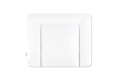 Julius Zöllner Wickelauflage Softy 65x75 cm - Hochwertige Wickelauflage in uni weiß, aus pflegeleichter PVC-Folie mit einer komfortablen Vliesfüllung für maximale Sicherheit und Komfort beim Wickeln.
