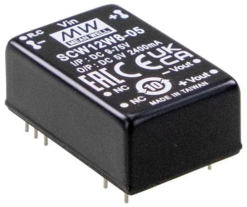 MEAN WELL DCW12W8-12 DC/DC-Wandler 24V -12V -0.500A 12W Inhalt 1St.