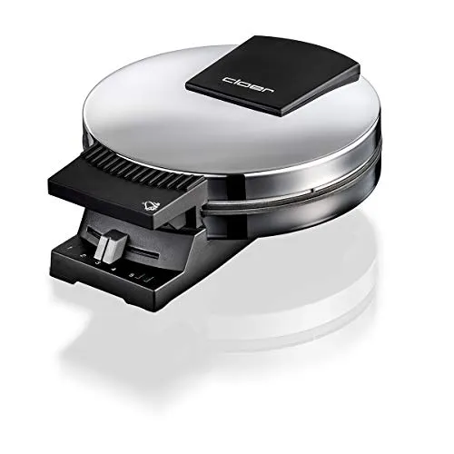 Cloer 285EF Hörncheneisen - Waffeleisen mit 800 W für hauchdünne, knusprige Hörnchen, 15 cm Backfläche und stufenlos wählbarem Bräunungsgrad – ideal für Genuss mit dem Ostfrieslandwappen.