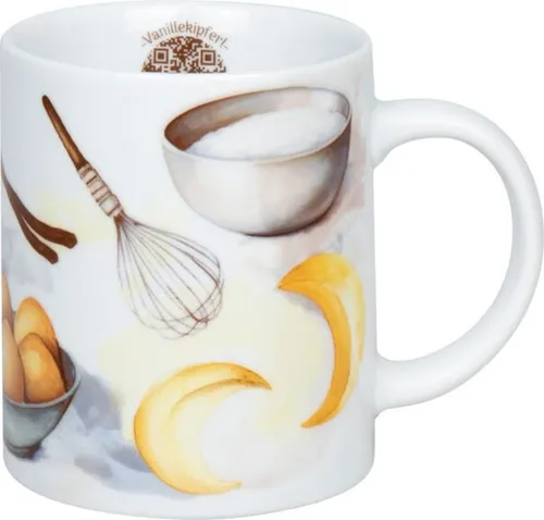 TASSE BECHER WEIHNACHTSBÄCKEREI VANILLEKIPFERL 300 ML VON KÖNITZ NEU OVP