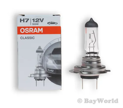 OSTRAM H7 12V 55W Halogen Glühlampe PX26d Auto Frontscheinwerfer OS64210CLC 1 x