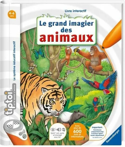 Ravensburger 9783380990000, Tiere, Französisch, Hardcover, 16 Seiten