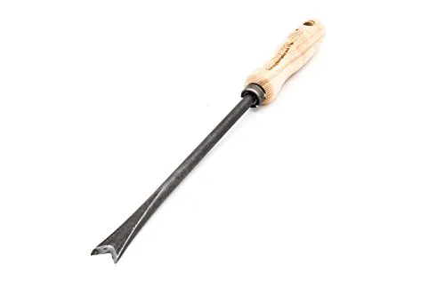 Unbekannt Unkrautstecher (geschmiedet Ø 8 mm) mit Eschengriff